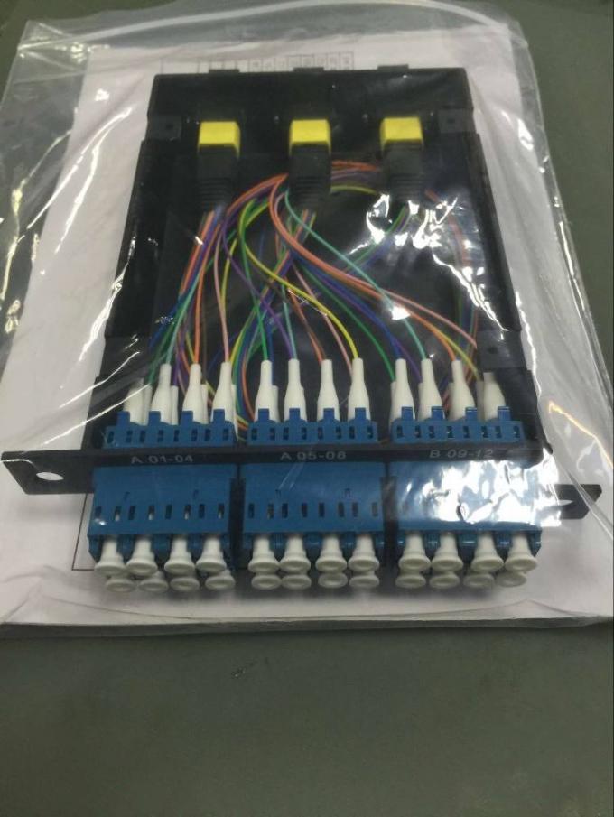 MTP Modül Kaset FTTH Fiber Optik Patch Panel APC UPC 12/24 Çekirdek 1