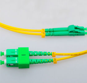 Singlemode Duplex 3.0 Optical Fiber Patch Cord SC/APC to SC/APC with LSZH Cable