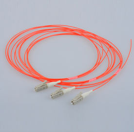 FC LC SC Singlemode Or Multimode Optical Fiber Pigtail PVC Or LSZH Out Cable