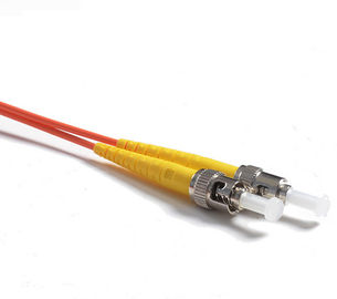 62.5/125 Duplex orange Fiber Optic Patch Cord , 5Mtrs PVC cable