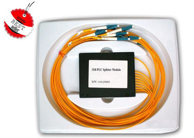 1×8 PLC Fiber Optic Splitter for Optical Communication System