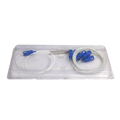 900um Steel Tube Type 1X64 Plc Optical Cable Splitter