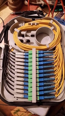 64 Ports PLC Splitter SC LC DX Wall Mount Patch Panels