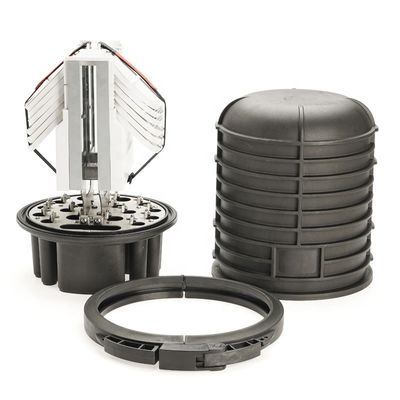Wall Mounting 144 Core Optical Splice Fibre Dome Enclosure