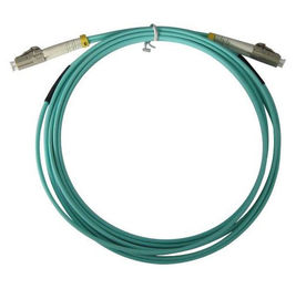 Düşük insertin kaybı ile LC OM3 dubleks aqua renk 2.0mm fiber optik patch kabloları