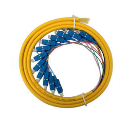 FC / SC / LC konnektörü ile Bundle Fiber Optik Pigtailler, uzunluk özelleştirilmiştir
