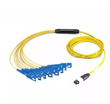 12 Çekirdekli MTP / MPO - Modül Kutusunun İçinde Kullanılan SC SM Patch Cord