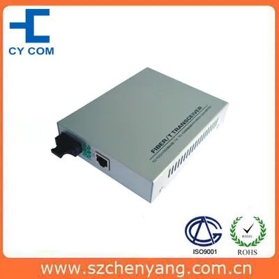 Optical Fiber Media Converter (10/100/1000Base-Tx to 1000Base-LX 1550nm Single mode 60Km)