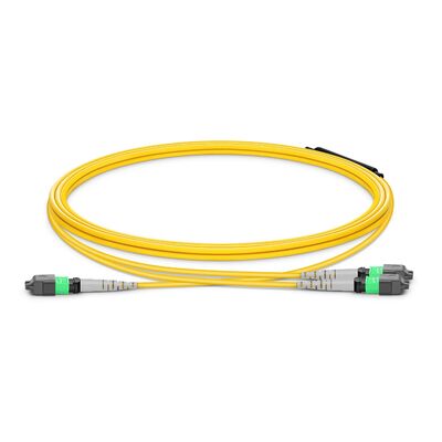 Kalite MTP Breakout Kablosu 8° APC Endface ve G ile.657.A1 OFNP yangın güvenliği derecelendirilmiş veri merkezi bağlantıları için Bend Duyarsız Fiber Fabrika